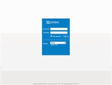 Tablet Screenshot of mail.visionaria.cl